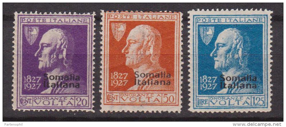 1927 SOMALIA VOLTA 109/11 MNH - Somalie