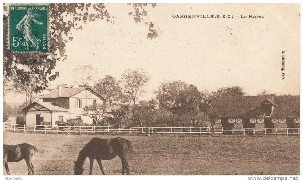 ( CPA 78 )  GARGENVILLE  /  Le Haras  - - Gargenville