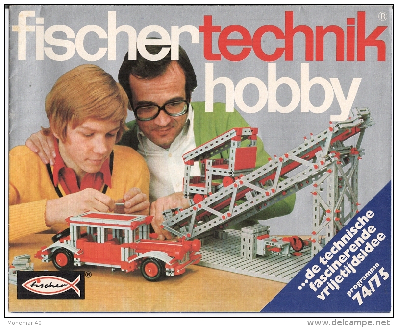 FISCHERTECHNIK HOBBY -  Technique Fascinante Et Idée De Loisirs" (Dépliant Uniquement En Langue Néerlandaise) - Fischertechnik