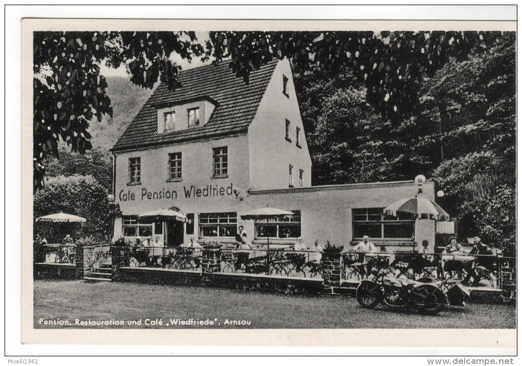 Nr. 3645,  Arnsau, Cafe Wiedfried, Linz Am Rhein, Waldbreitbach - Neuwied