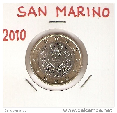 *SAN MARINO - 1 Euro - Emissione 2010 - San Marino