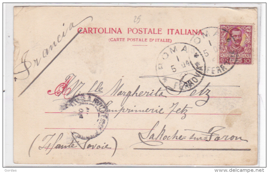 Italy - Roma 1904 - La Visita Di Loubet - Expositions