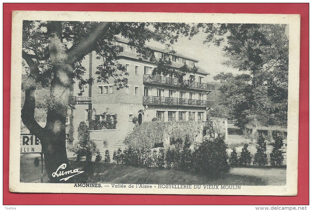 Cartes Province De Luxembourg / Petit Prix - Amonines - Hostellerie Du Vieux Moulin - 1953 ( Voir Verso ) - Erezée