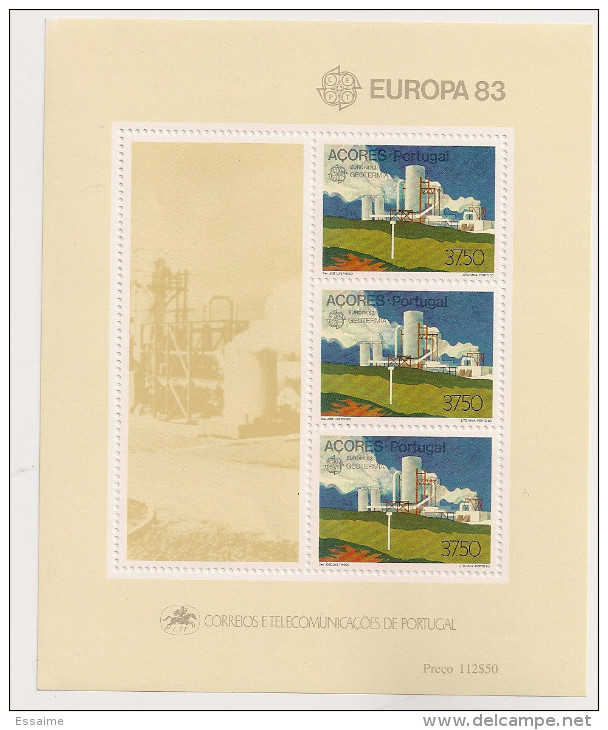 Portugal Açores. 1983. Bloc N° 4. Europa. Neufs ** - Otros & Sin Clasificación