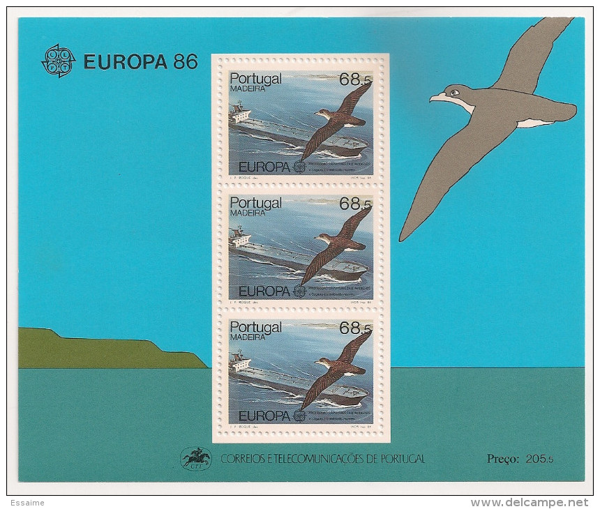 Portugal Madère Madeira. 1986. Bloc N° 7. Europa. Neufs ** - Other & Unclassified