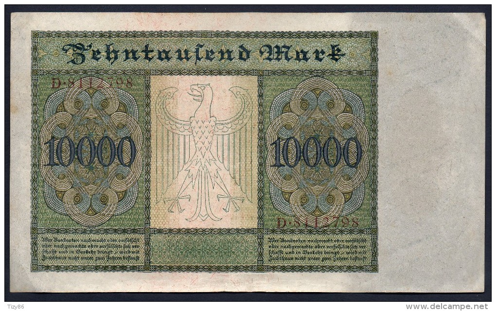 Germania - 10000 Marchi 19-1-1922 - To Identify