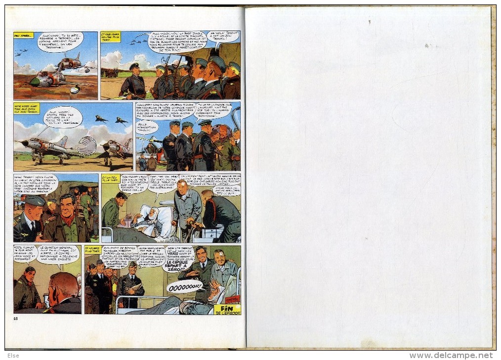 UNE AVENTURE DE TANGUY Et  LAVERDURE  ESCADRILLE DES CIGOGNE 1972 BY DARGAUD 1964  -  DESSIN DE UDERZO TEXTE DE CHARLIER - Tanguy Et Laverdure