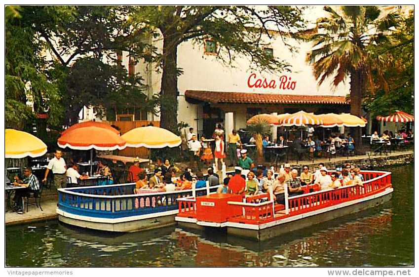 236327-Texas, San Antonio, Casa Rio Mexican Restaurant, River Walk, Mike Roberts No SC11699 - San Antonio