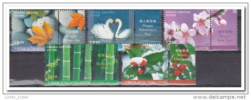 Hong Kong 2001, Postfris MNH, Flowers, Plants, Swans - Ongebruikt