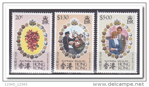 Hong Kong 1981, Postfris MNH, Flowers, Royal House - Neufs