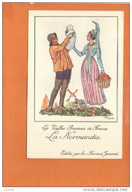 Illustrateur Jean DROIT - Les Vieilles Provinces De France - "La Normandie" - Edité Par Les Farines Jammet - Droit