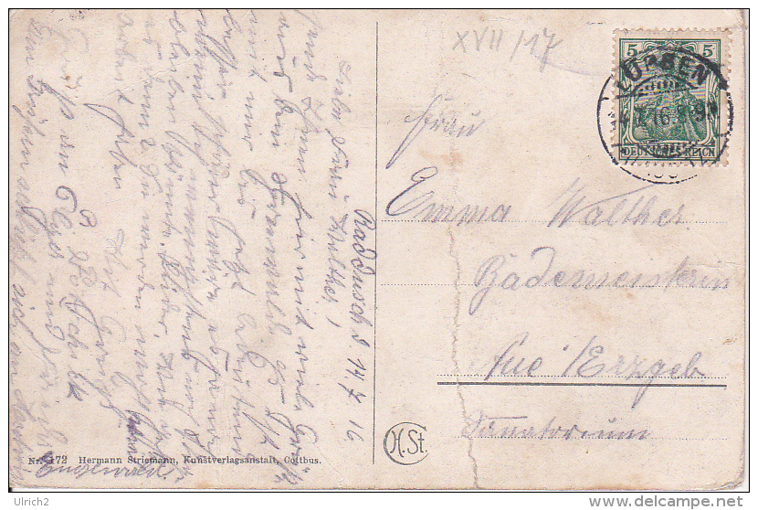 AK Spreewald - Am Wotschofskawege - 1916 (21158) - Lübben (Spreewald)