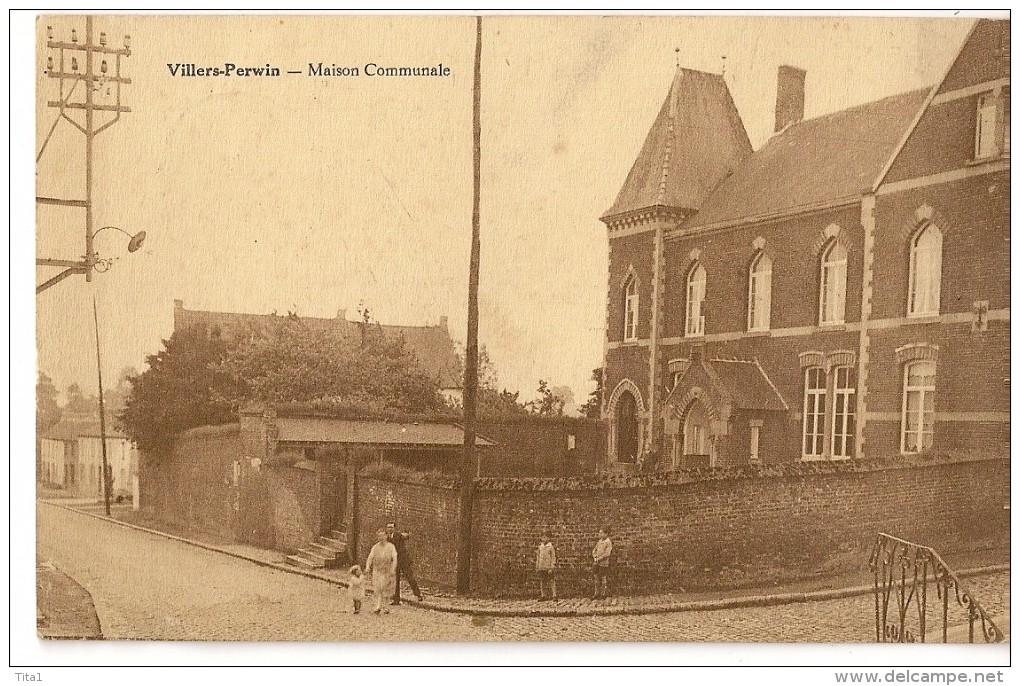 1 - Villers-Perwin - Maison Communale - Les Bons Villers