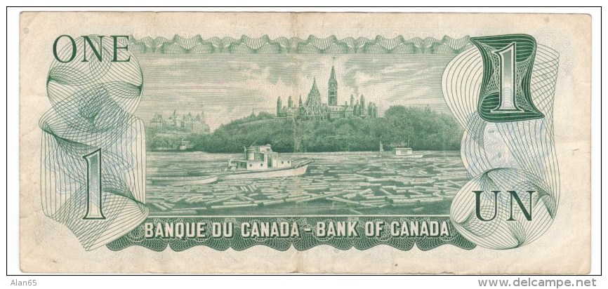Canada #85a 1973 1 Dollar Note Currency Banknote - Canada