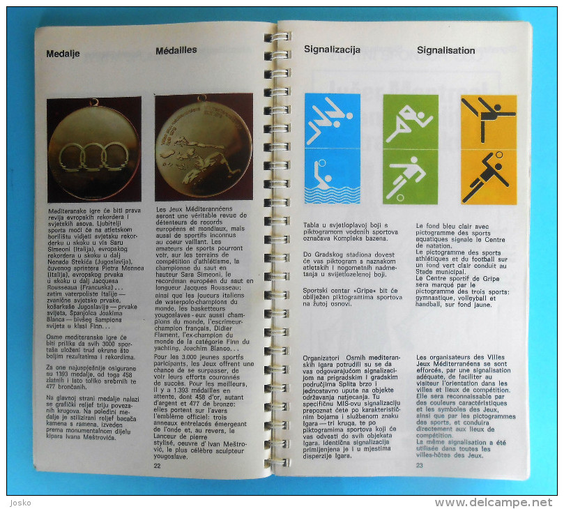 MEDITERRANEAN GAMES 1979. Programme & Guide * Jeux Mediterraneens Giochi Del Mediterraneo Juegos Mediterráneos Programma - Livres