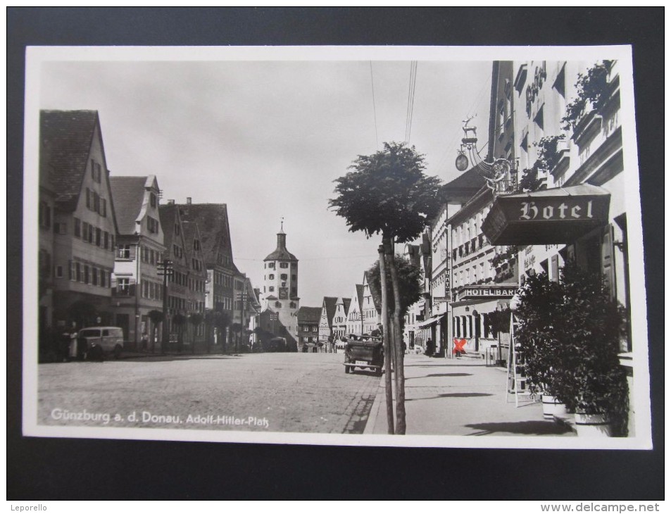 AK GÜNZBURG Hitlerplatz Ca.1940  /// D*18846 - Guenzburg