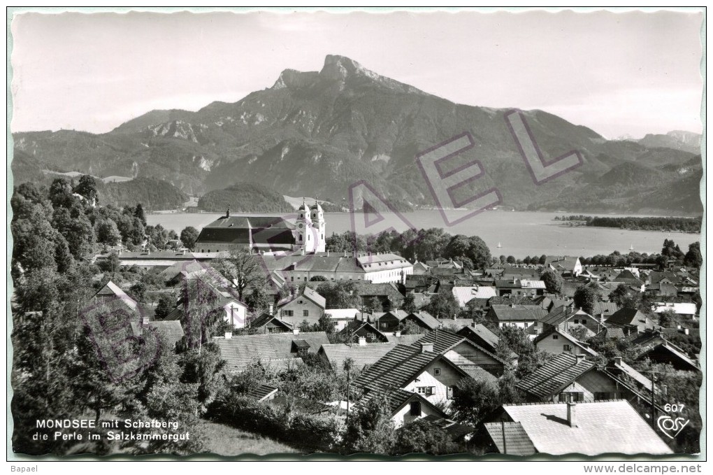 Mondsee (Autriche) - La Commune Et Le Schafberg (Sommet Des Alpes) - Mondsee