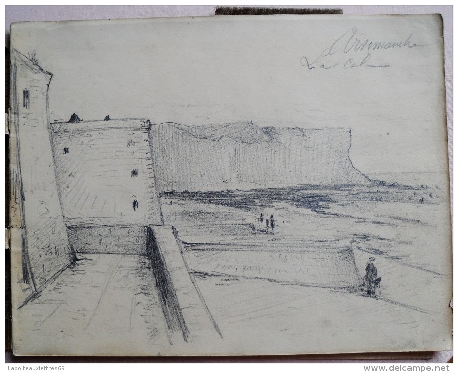 GRAND CARNET DE CROQUIS ET DESSINS NORMANDIE - 1903 ET 1904 - Collections