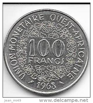 AFRIQUE DE L'OUEST - 100 FRANCS 1968 -    Banque Centrale Des état De L'afrique De L'ouest - SUP - Autres & Non Classés