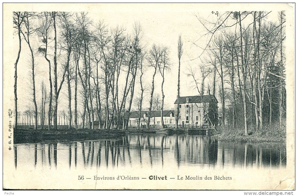 N°46514 -cpa Environs Olivet -moulin Des Béchets- - Molinos De Agua