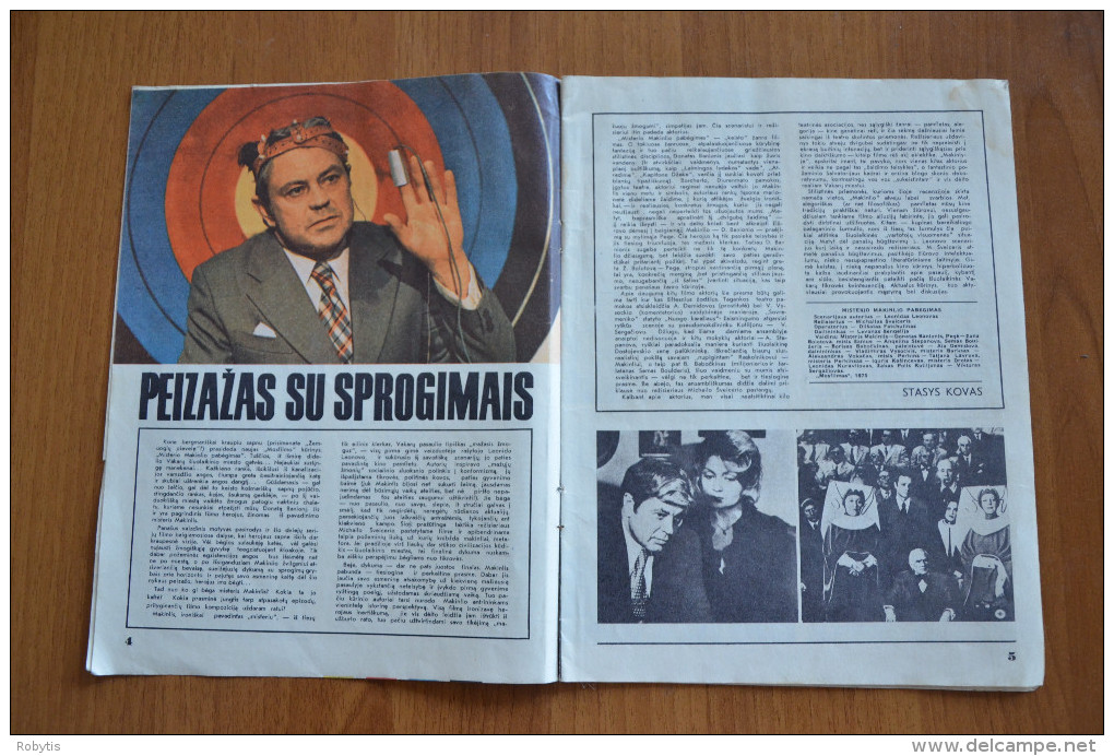 Lithuania Litauen USSR Period  Cinema Moves 1976 Nr. 5 - Zeitungen & Zeitschriften