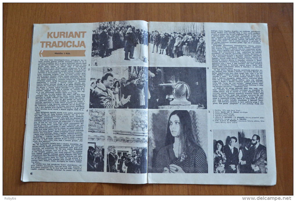 Lithuania Litauen USSR Period  Cinema Moves 1976 Nr. 5 - Zeitungen & Zeitschriften