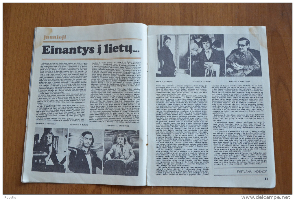 Lithuania Litauen USSR period  Cinema Moves 1976 nr. 5