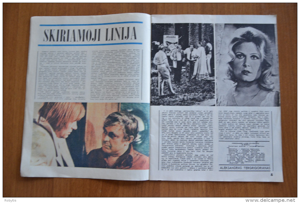 Lithuania Litauen USSR Period  Cinema Moves 1977 Nr. 5 - Magazines