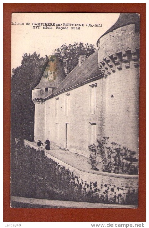 1 Cpa Chateau De Dampierre - Dampierre-sur-Boutonne
