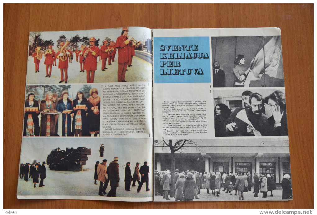 Lithuania Litauen USSR Period  Cinema Moves 1978 Nr. 3 - Zeitungen & Zeitschriften