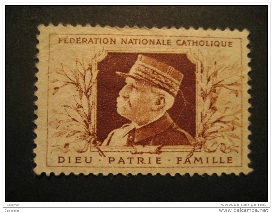 Dieu Patrie Familie WW1 Ederation Nationale Catholique - Militärmarken