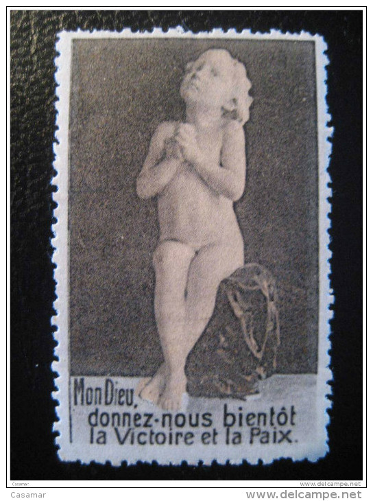 Enfant Child Victoire Paix Poster Stamp - Militärmarken