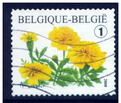 Belgie 2008, Belgique, Belgium, Belgien, Bloemen, Flowers, YT 3767, Mi. 3832, COB 3824 - Gebruikt