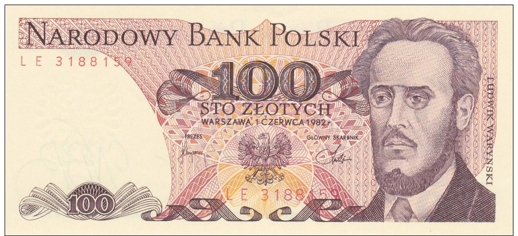 Narodowy  Bank  POLSKI  1982 - Polonia