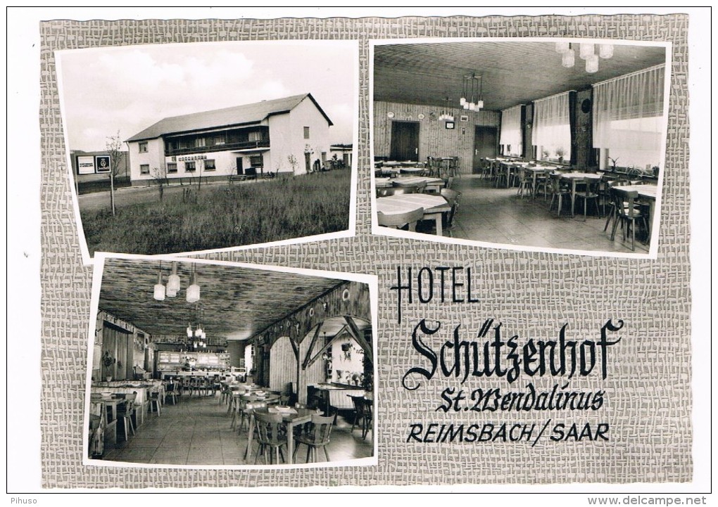 D5977      REIMSBACH : Hotel Schützenhof - Kreis Merzig-Wadern