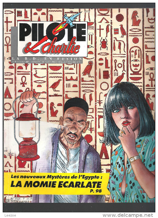 Pilote & Charlie N°7 - Les Nouveaus Mysteres De L'egypte : La Momie écarlate - Pilote