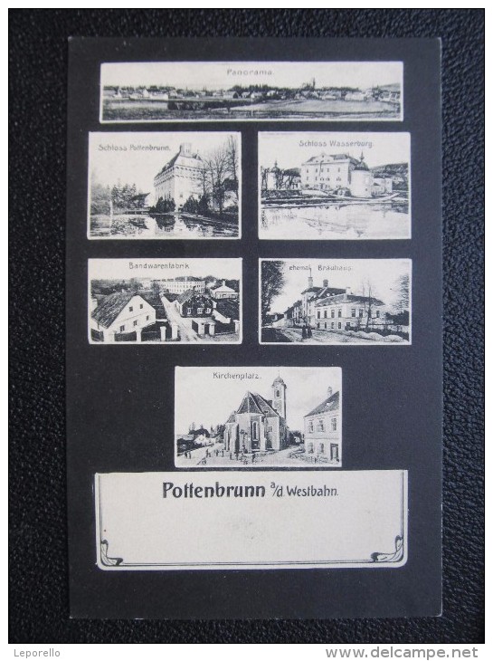 AK POTTENBRUNN A.d.Westbahn B.ST.PÖLTEN Ca.1910 /// D*18891 - St. Pölten
