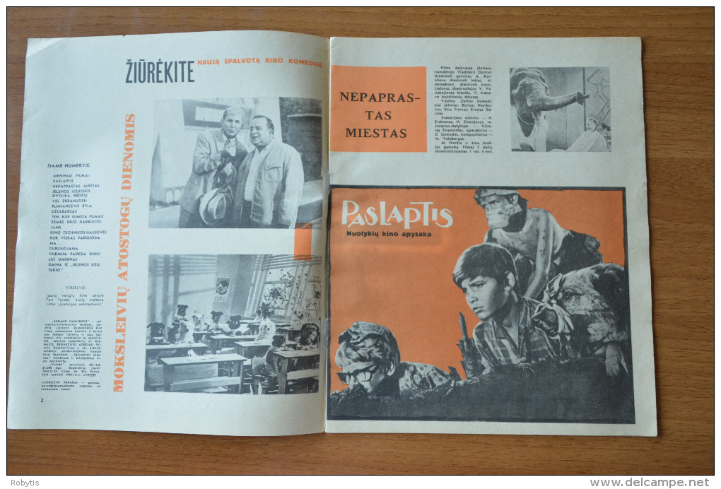 Lithuania Litauen USSR Period Cinema Moves 1964 Nr.11 - Zeitungen & Zeitschriften