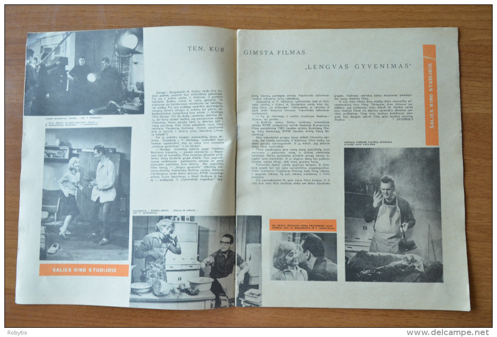 Lithuania Litauen USSR Period Cinema Moves 1964 Nr.11 - Zeitungen & Zeitschriften