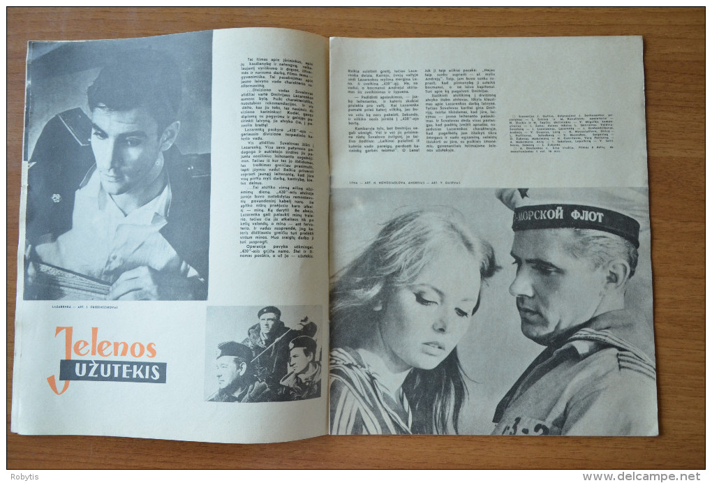 Lithuania Litauen USSR Period Cinema Moves 1964 Nr.11 - Revues & Journaux