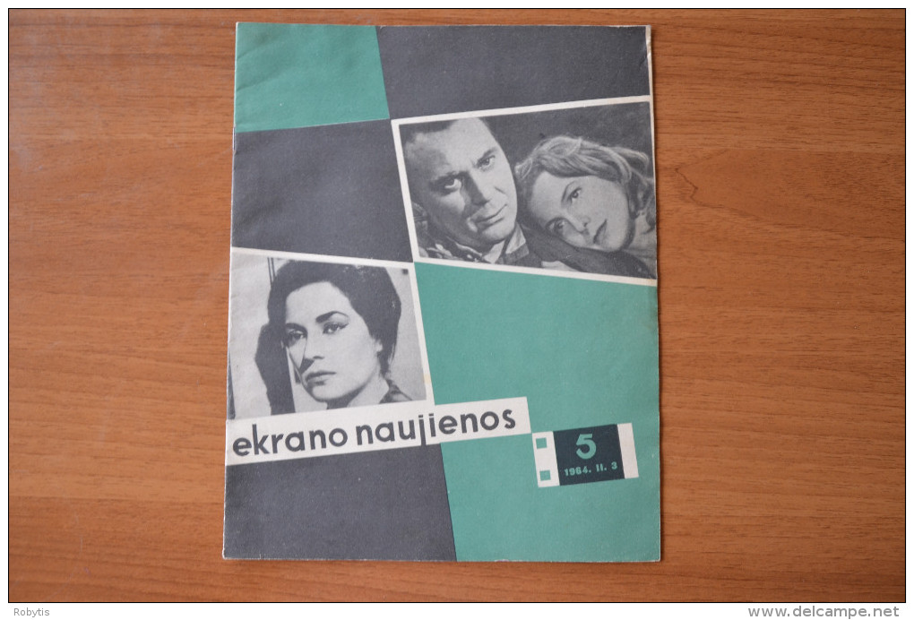 Lithuania Litauen USSR Period Cinema Moves 1964 Nr.5 - Zeitungen & Zeitschriften