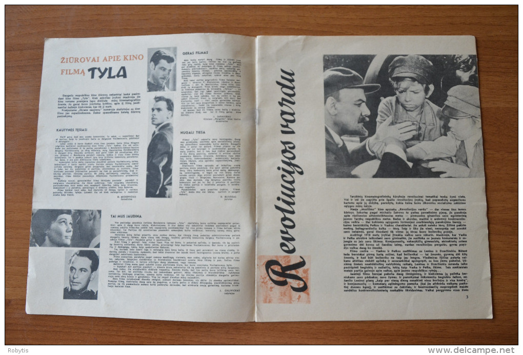 Lithuania Litauen USSR Period Cinema Moves 1964 Nr.14 - Revues & Journaux