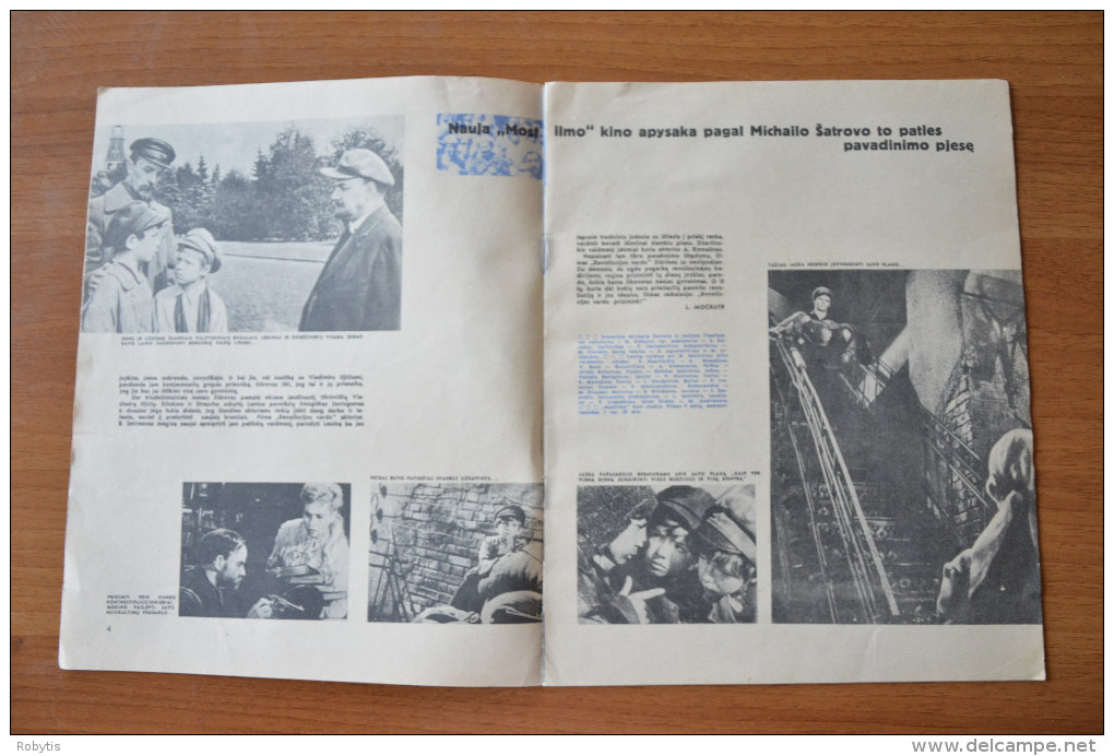Lithuania Litauen USSR Period Cinema Moves 1964 Nr.14 - Zeitungen & Zeitschriften