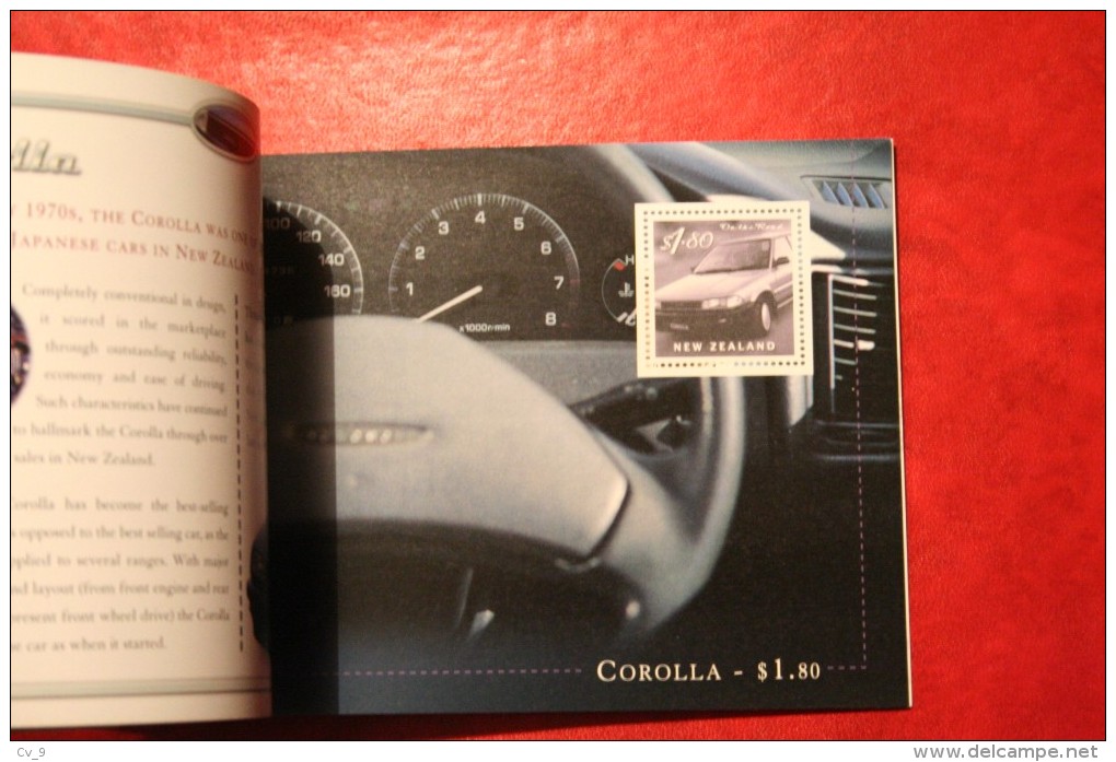 2000 CARS AUTO VOITURE COCHE PRESTIGE Booklet POSTFRIS / MNH / ** New Zealand / Neu Seeland / Nouvelle-Zélande - Booklets