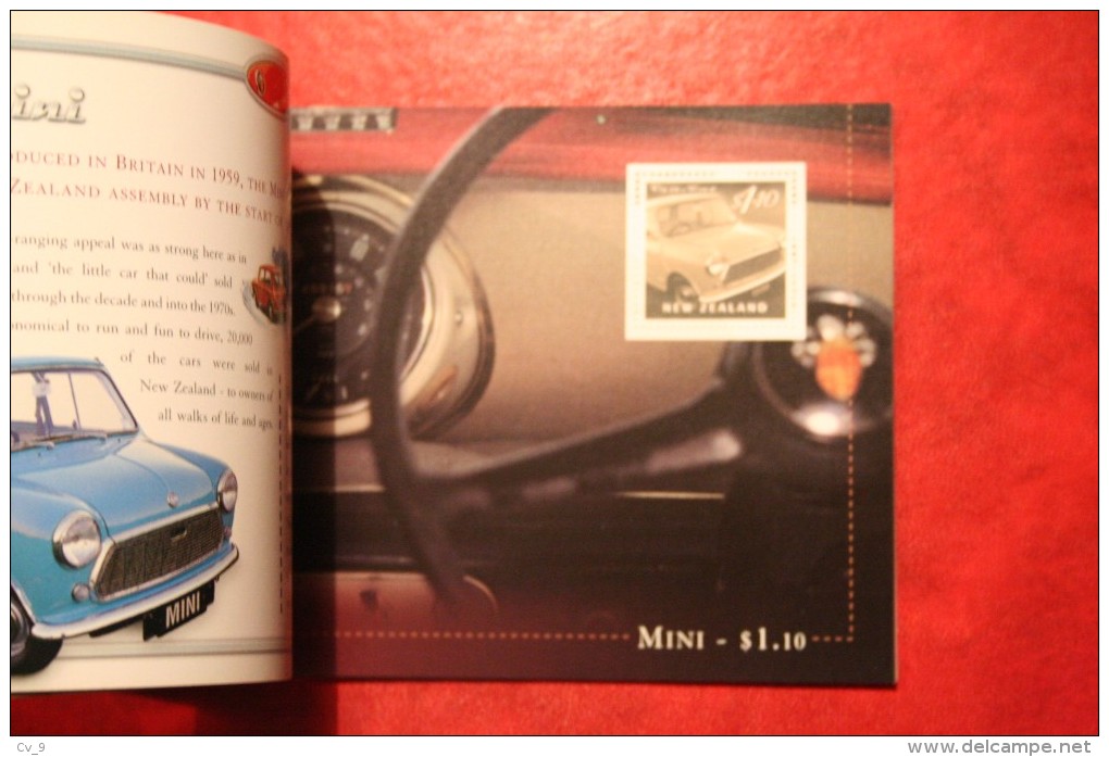 2000 CARS AUTO VOITURE COCHE PRESTIGE booklet POSTFRIS / MNH / ** New Zealand / Neu Seeland / nouvelle-Zélande