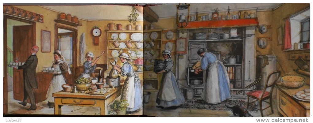 LIVRE ILLUSTRE en Couleur en Double page - AN EDWARDIAN CHRISTMAS par John S. GOODALL - En TBE -