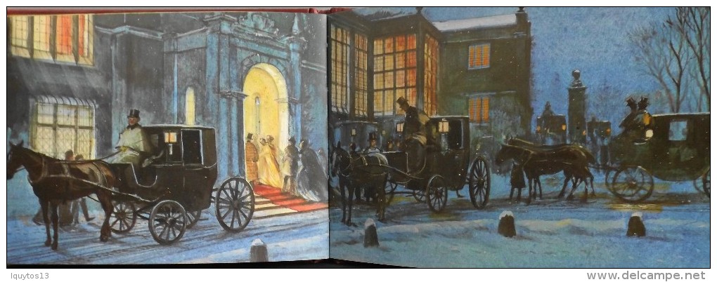 LIVRE ILLUSTRE en Couleur en Double page - AN EDWARDIAN CHRISTMAS par John S. GOODALL - En TBE -