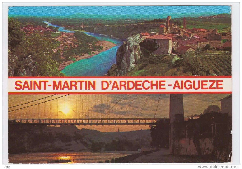 Saint-Martin D'Ardèche- Aigueze. Multivues. - Saint Martin De Valamas