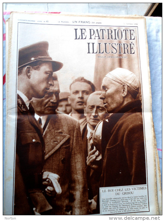 Le Patriote Illustré N°41 Du 11/10/1936 La Bouverie Cureghem Soignies Gand Arlon Espagne Soudan Pays-Bas Le Caire - Collections