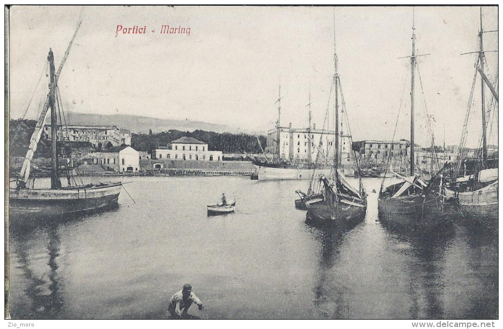 PORTICI (NA) 1918 - Marina - Portici
